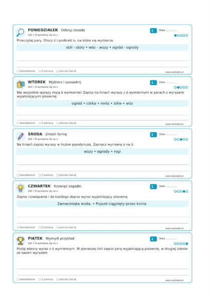 Ortografia – małe zadania, wielkie postępy