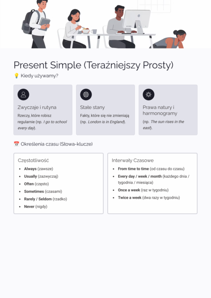 MEGA PACK powtórkowy: Present Simple&Continuous, Past Simple&Continuous, wyrażanie przyszłości, czasowniki modalne.