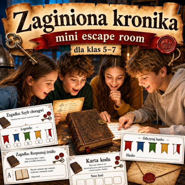 Zaginiona kronika – mini escape room