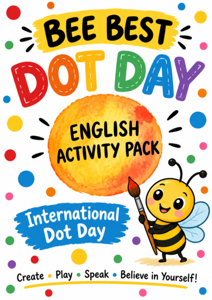 Dot Day - Bee Best - activity book - karty pracy - handouts - printouts