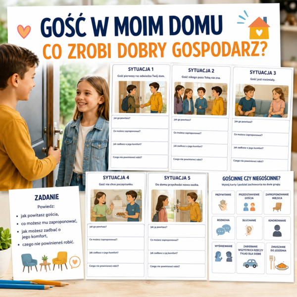 GOŚĆ W MOIM DOMU – CO ZROBI DOBRY GOSPODARZ?