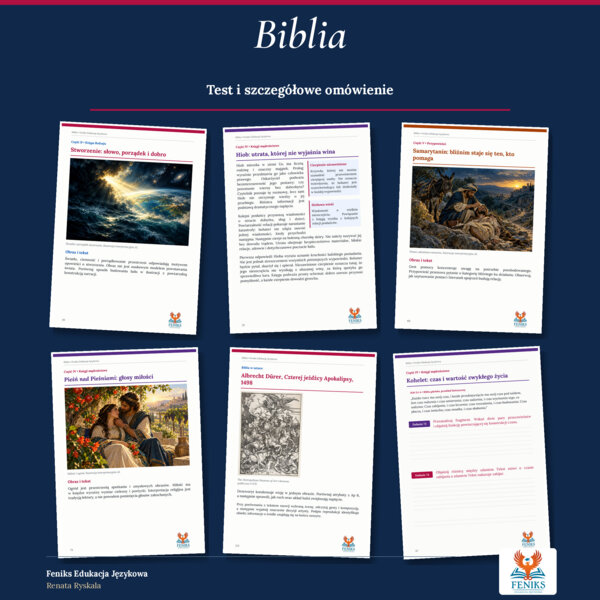 Biblia | Zeszyt maturalny: szczegółowe omówienie, 168 zadań i klucz odpowiedzi