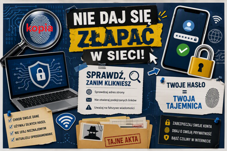 gazetka "NIe daj się złapać w sieci"