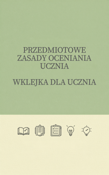 Wklejka - przedmiotowe zasady oceniania z języka polskiego