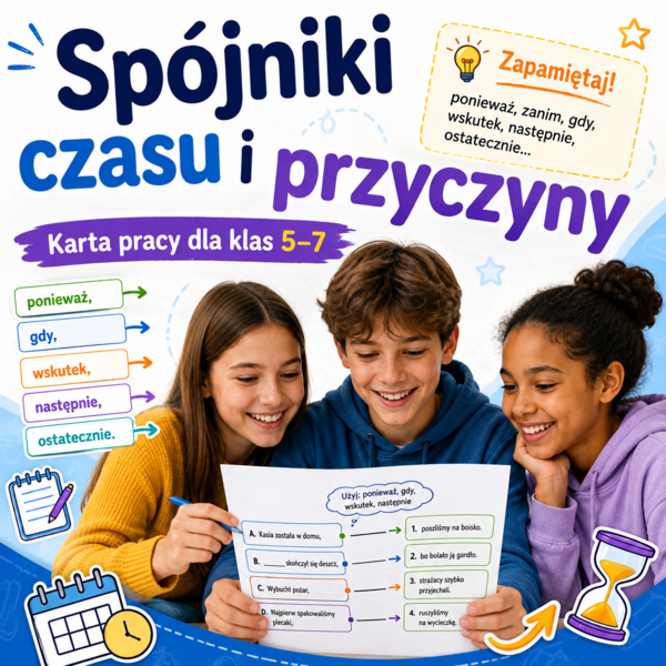 Spójniki czasu i przyczyny