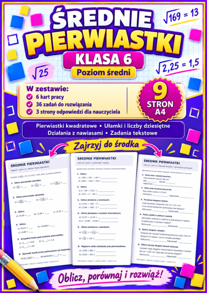 PIERWIASTKI-ŚREDNIE- klasa 6