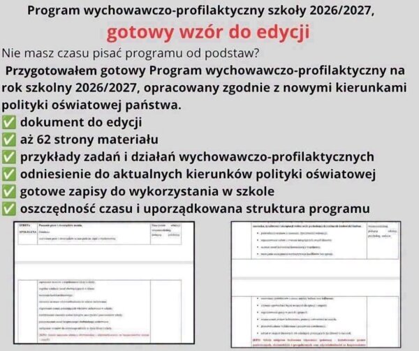 Program wychowawczo-profilaktyczny 2026/27