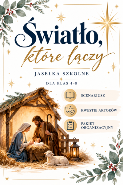 Światło, które łączy - scenariusz jasełka, pakiet