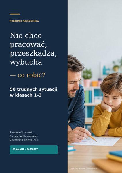 Nie chce pracować, przeszkadza, wybucha - co robić? 50 trudnych sytuacji w klasie 1-3