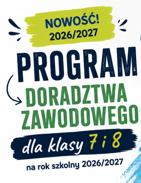 Program doradztwa zawodowego dla klasy 7 i 8  na rok szkolny 2026/2027
