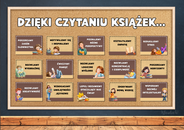 Dzięki czytaniu książek… - gazetka szkolna