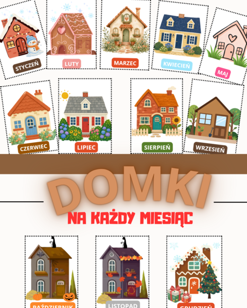 Domki miesiące
