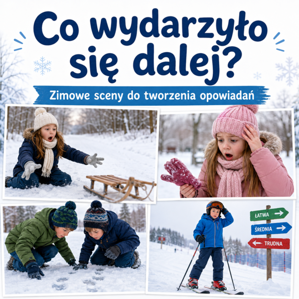 Co wydarzyło się dalej? — 24 zimowe sceny do tworzenia opowiadań