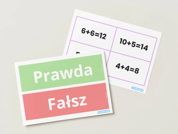 Prawda czy fałsz? Dodawanie i odejmowanie w zakresie 100