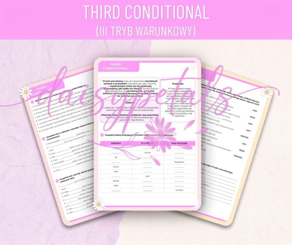 Third Conditional (III tryb warunkowy) - Karta Pracy + Klucz!