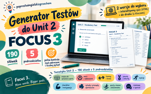 Generator testów Focus 3, Unit 2