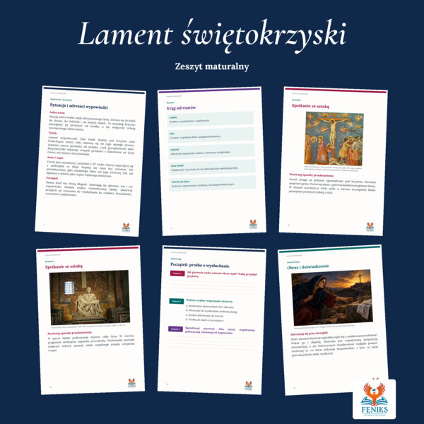 Lament świętokrzyski | Zeszyt maturalny: szczegółowe omówienie, 40 zadań i klucz odpowiedzi