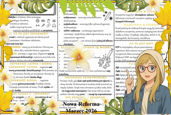 Sketchnotka/notatka - dla ucznia i przypomnienie dla nauczyciela w pdf. Temat "Co to jest profilaktyka?". Edukacja zdrowotna. Klasa 4.