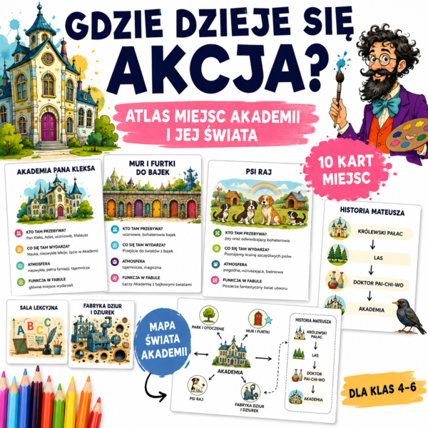 Gdzie dzieje się akcja? — atlas miejsc Akademii i jej świata