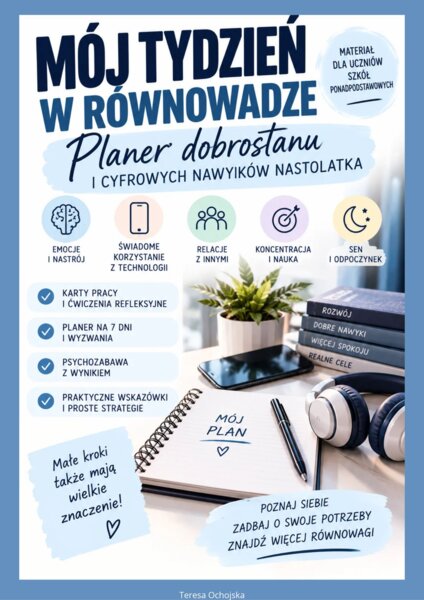 Planer dobrostanu i cyfrowych nawyków nastolatka