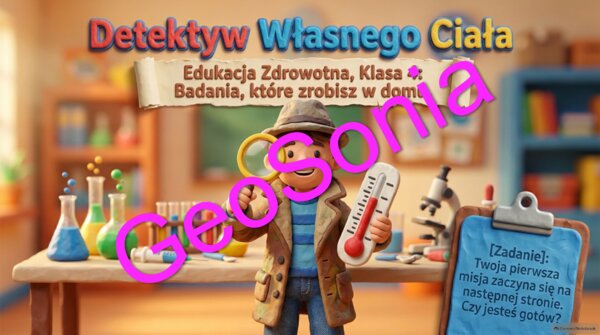 „Detektyw Własnego Ciała: Badania, które zrobisz w domu” – Multimedialna Lekcja Edukacji Zdrowotnej (Klasa 4)