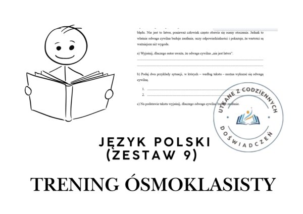 Trening ósmoklasisty – język polski (zestaw 9)