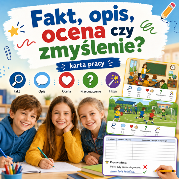 Fakt, opis, ocena czy zmyślenie?