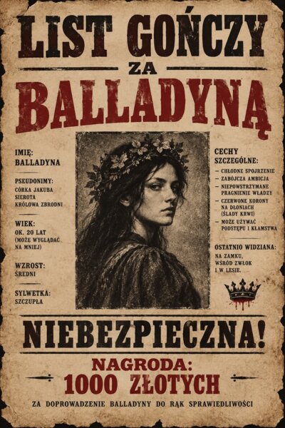 List gończy za Balladyną