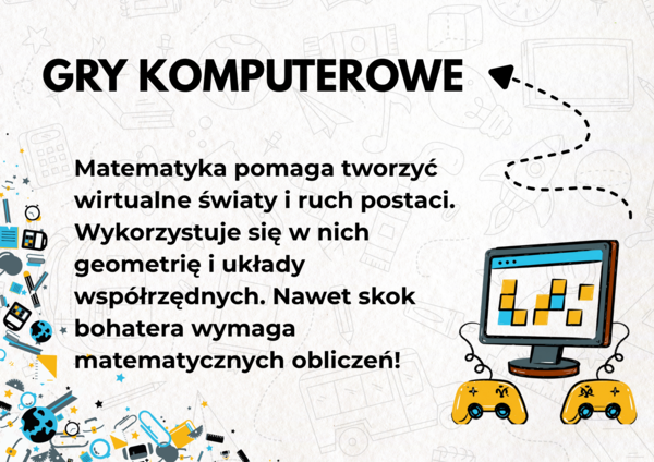 Gazetka ścienna - Zastosowania matematyki, kl. 4-8