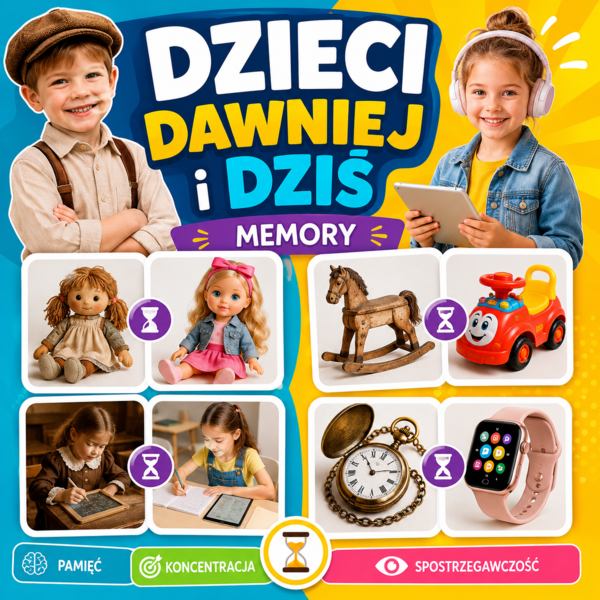 Dzieci dawniej i dziś — memory