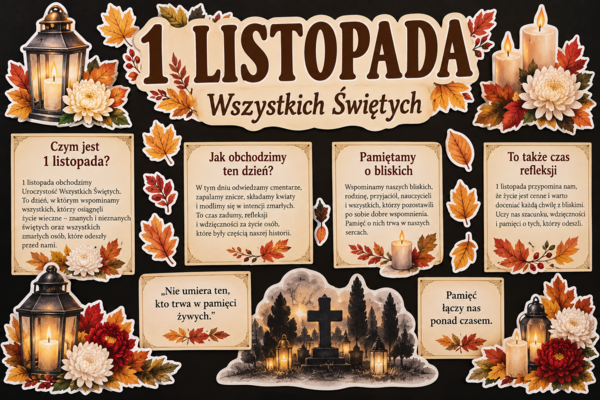 1 listopada - dzień wszystkich świętych