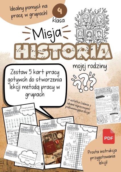 Misja Historia mojej rodziny - klasa 4 .