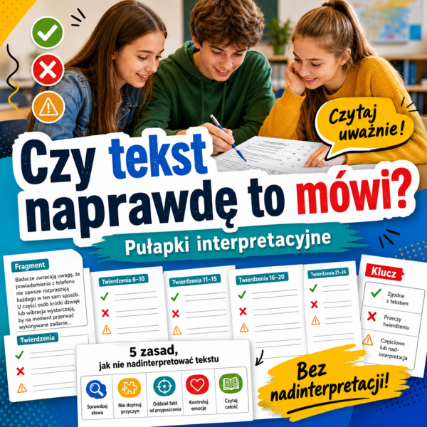 Czy tekst naprawdę to mówi? – 24 pułapki interpretacyjne