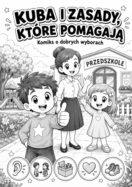 „Kuba i zasady, które pomagają” – komiks i workbook do pracy z dziećmi