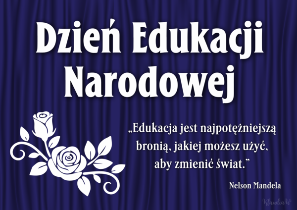 DZIEŃ EDUKACJI NARODOWEJ - DEKORACJA