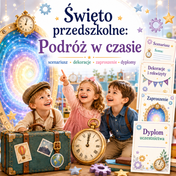 Święto przedszkolne: podróż w czasie