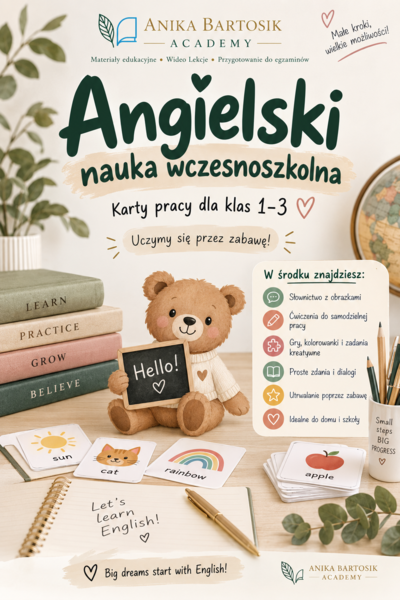 Język angielski – klasa 3 | Zestaw kart pracy na początek roku
