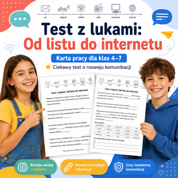 Test z lukami: Od listu do internetu