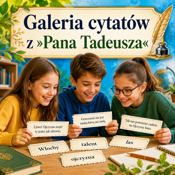 Galeria cytatów z  Pana Tadeusza