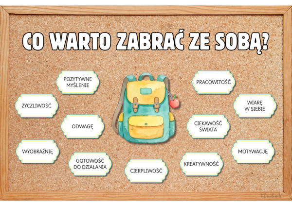 Gazetka szkolna - „Co warto zabrać ze sobą?”