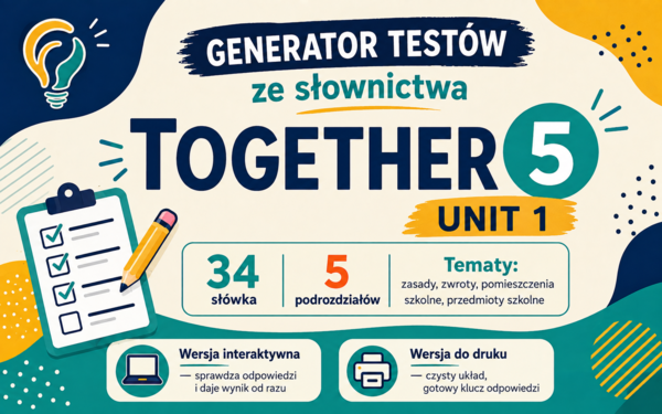 Generator testów Together 5, Unit 1