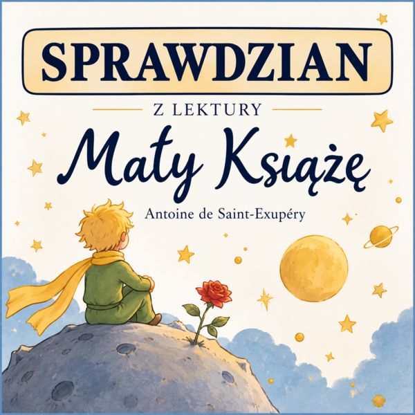 "Mały Książę" sprawdzian