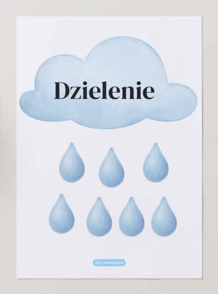 Deszczowe dzielenie w zakresie 100