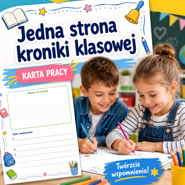 Jedna strona kroniki klasowej
