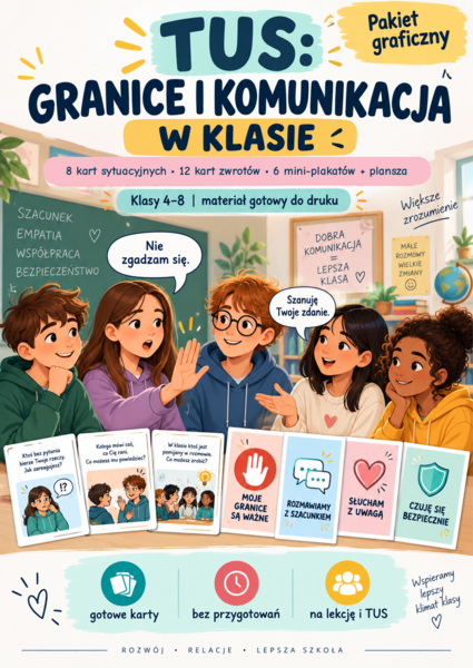Granice i komunikacja w klasie – TUS, klasy 4–8