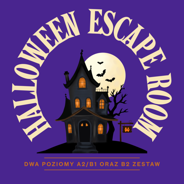 Halloween Escape Room – pakiet angielski A2+/B1 i B2 – 2 gotowe lekcje