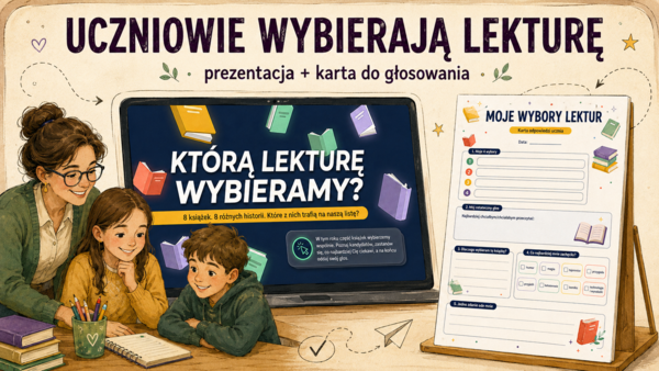 Uczniowie wybierają lektury kl.4