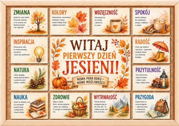 Gazetka szkolna – Pierwszy dzień jesieni