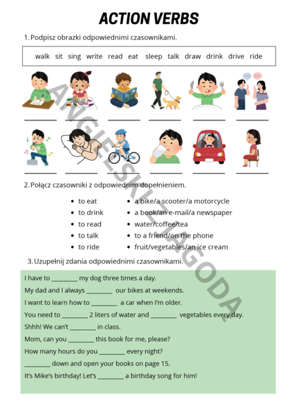 Action verbs