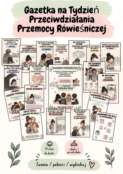 Gazetka na Tydzień Przemocy Rówieśniczej